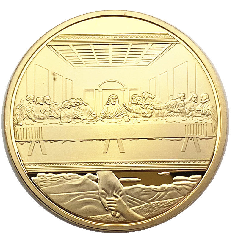 Jesus Gold Plated Commemorative Coin - Concordia Style Boutique