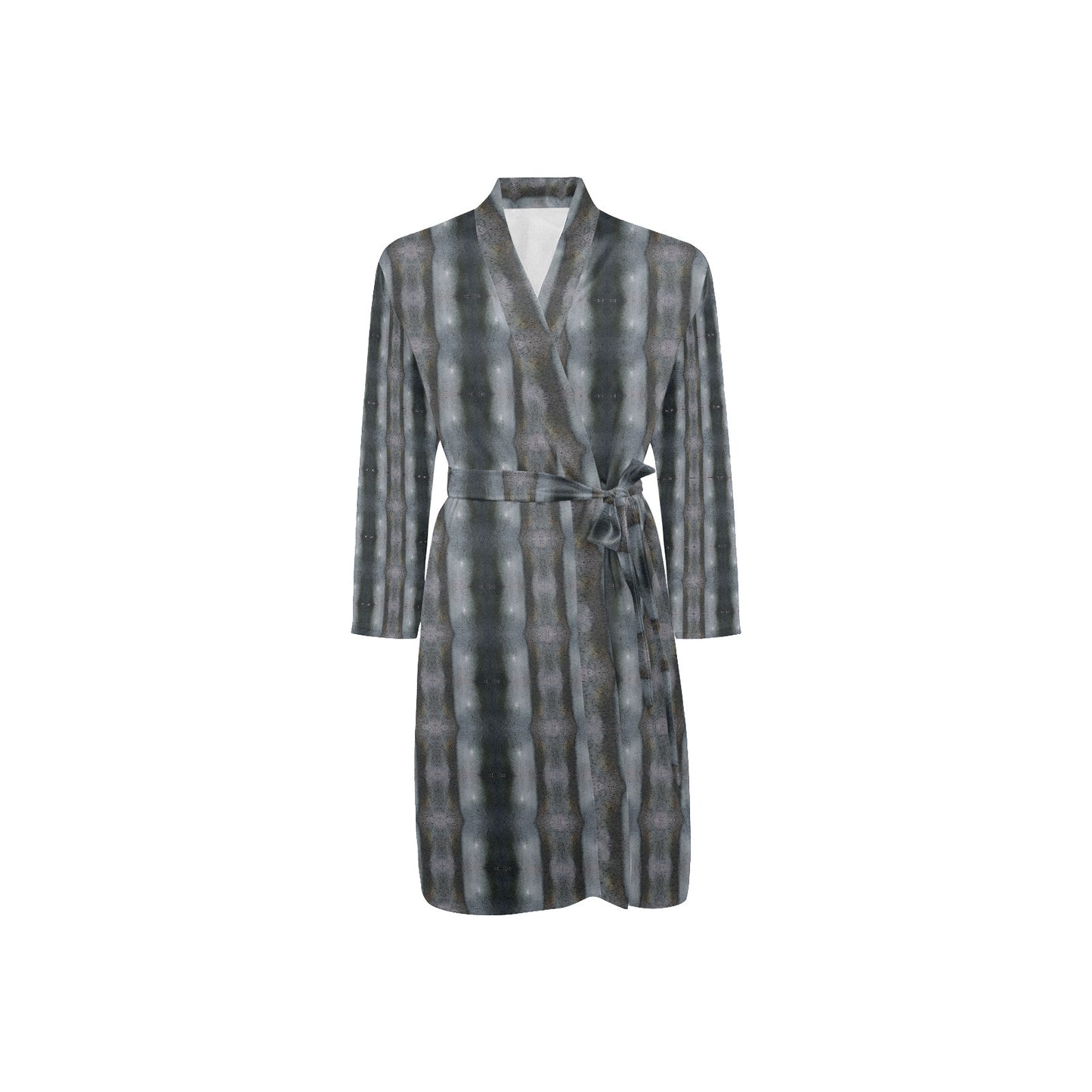 Men's Long Sleeve Belted Night Robe - "The Alien"" - Premium night gown from Concordia Style Boutique - Just $56.34! Shop now at Concordia Style Boutique