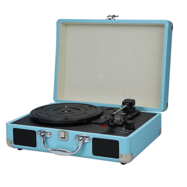 Vintage Portable Phonograph Turntable - Concordia Style Boutique