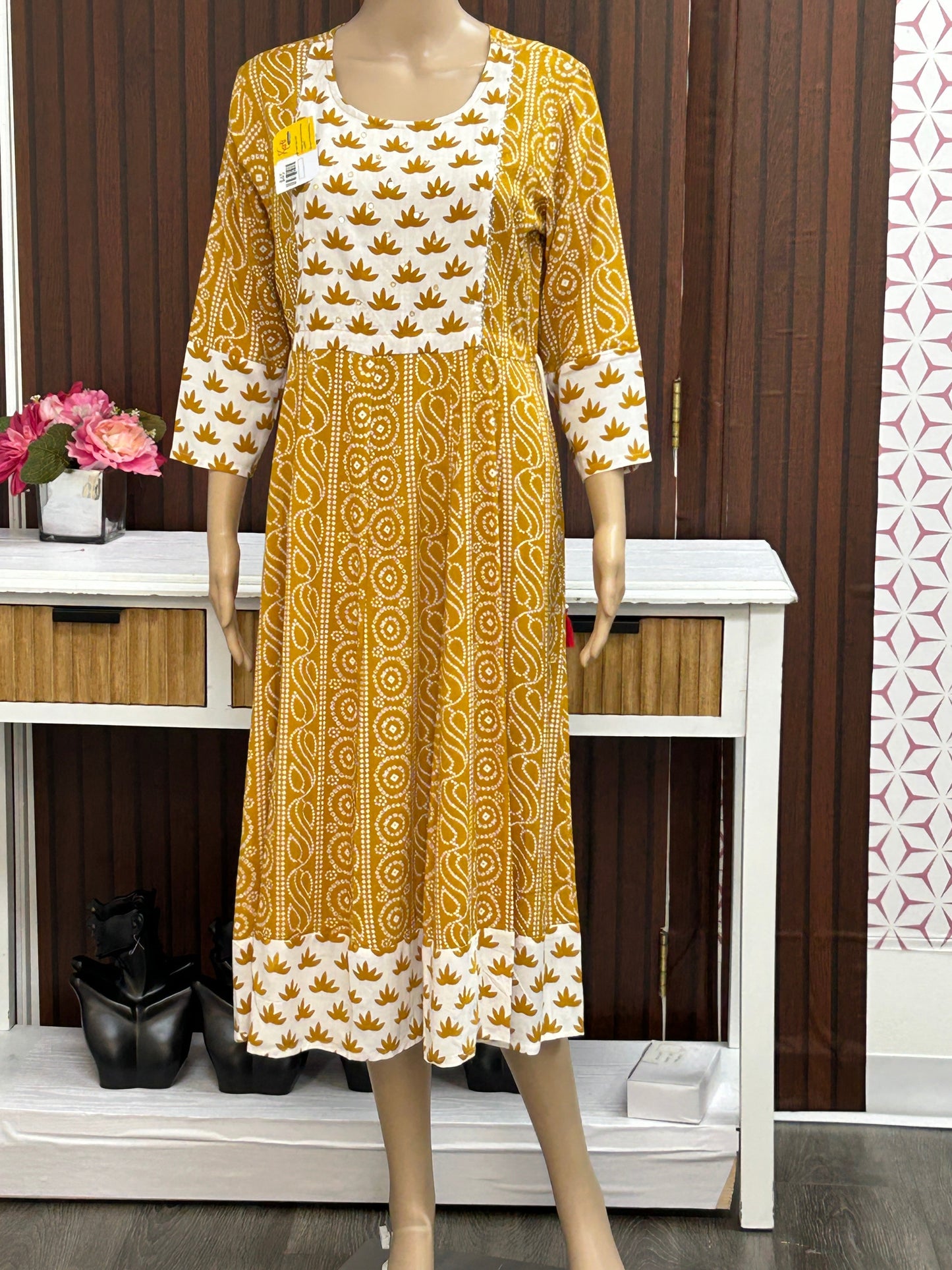 Cotton long kurti