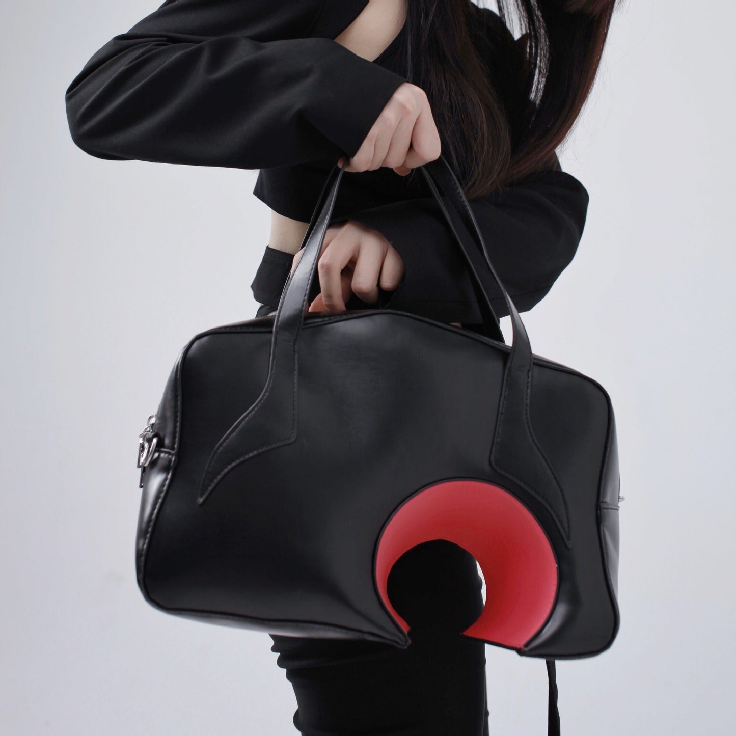 Small and niche personality PU round geometric bag - Premium round geometric bag from Concordia Style Boutique - Just $56.16! Shop now at Concordia Style Boutique