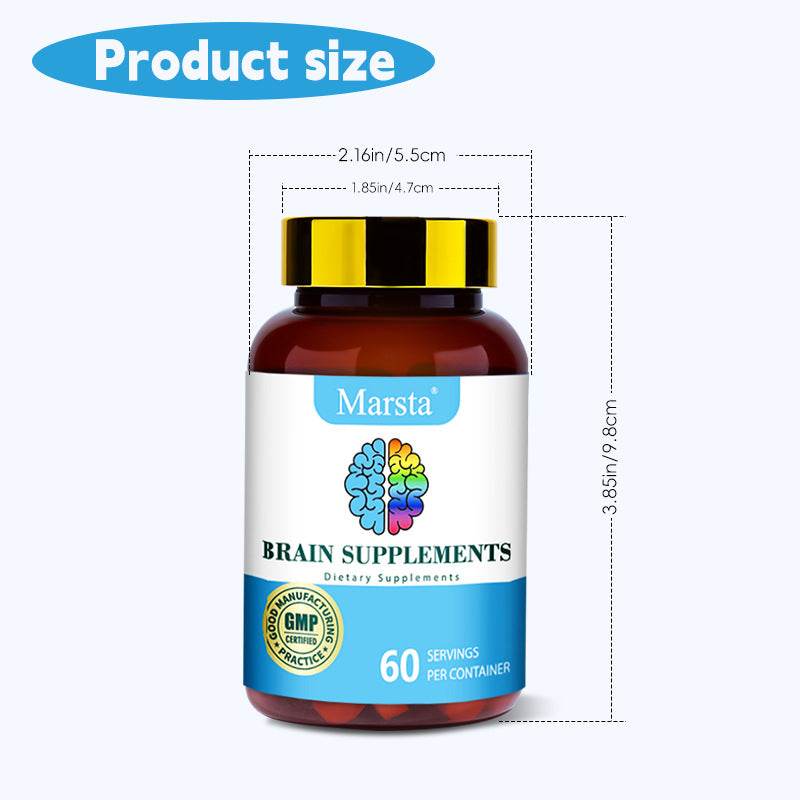 Brain Health Vitamin Capsules - Brain Supplements Capsules - Concordia Style Boutique