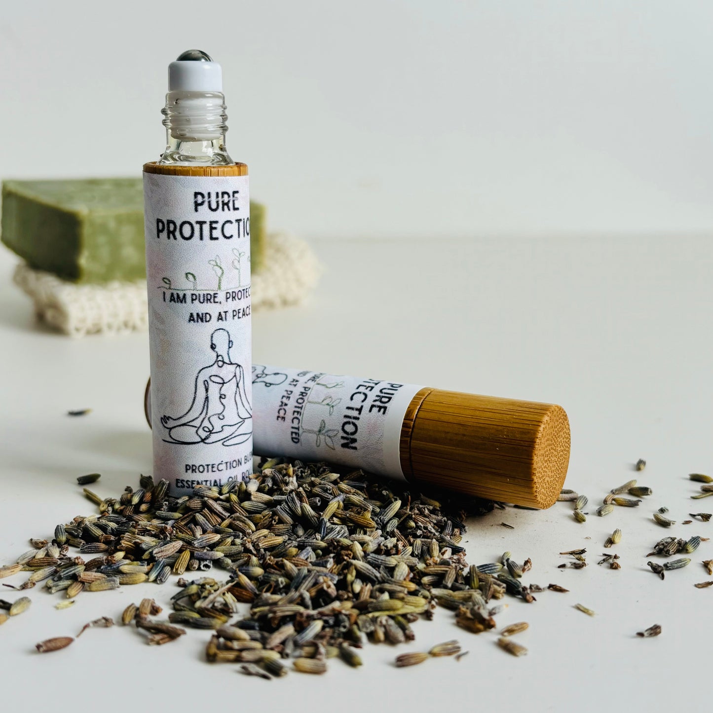 Lavender Patchouli Protection Oil Roller – Grounding & Spirit Shield