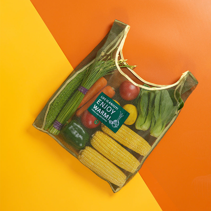 Environmentally Friendly Shopping Bag - Fruit And Vegetable Bag - Mesh GroceryBag - Premium Tote Bag from Concordia Style Boutique - Just $12.42! Shop now at Concordia Style Boutique