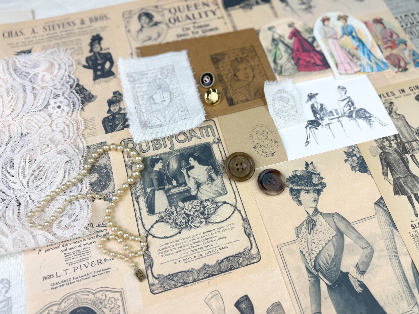Fashion Ephemera Kit - Concordia Style Boutique