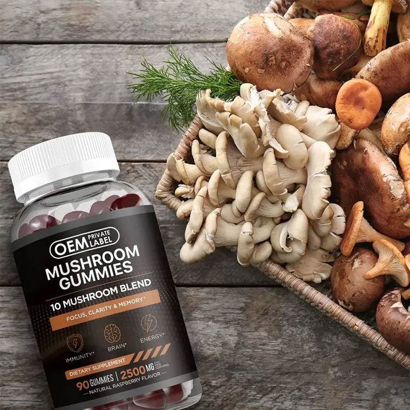 Mushroom Gummies Brain Booster / Lion Mane Mushroom Gummies - Concordia Style Boutique