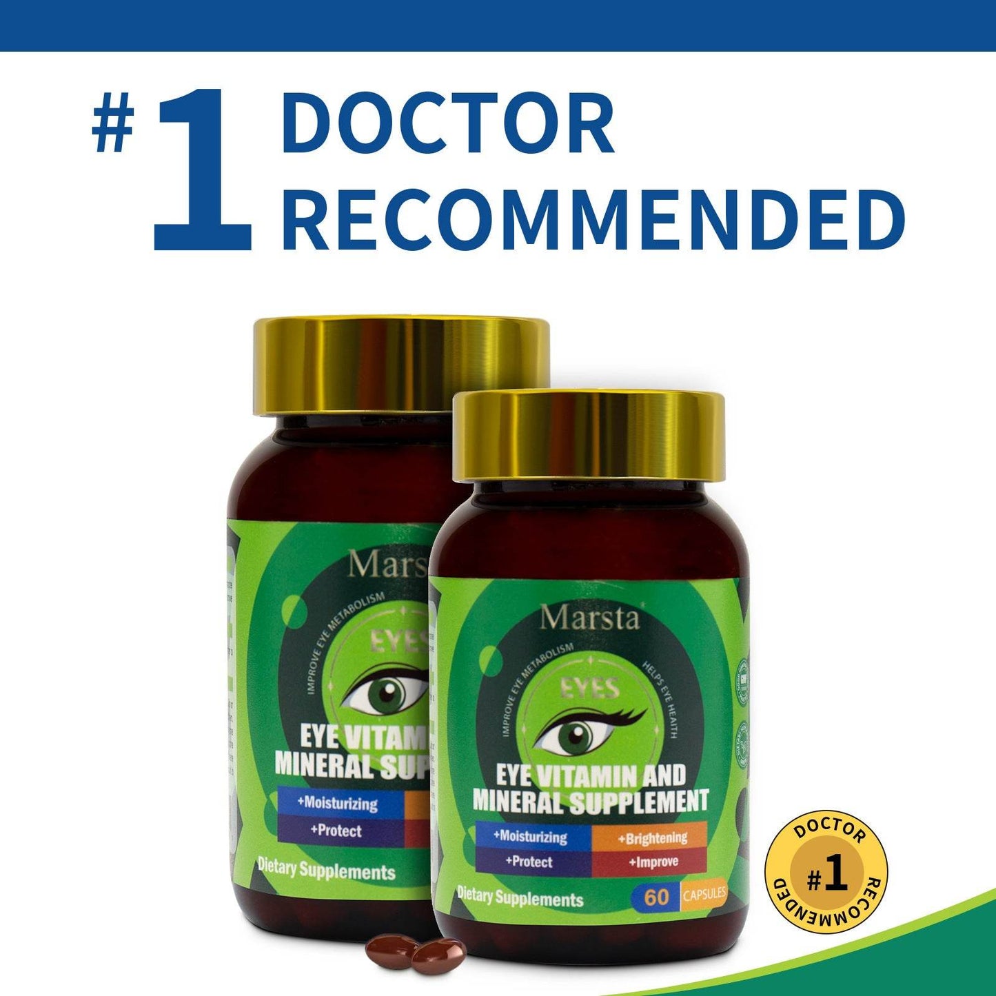 Eye Vitamin and Mineral Supplement Capsules - Lutein Tablets - Concordia Style Boutique