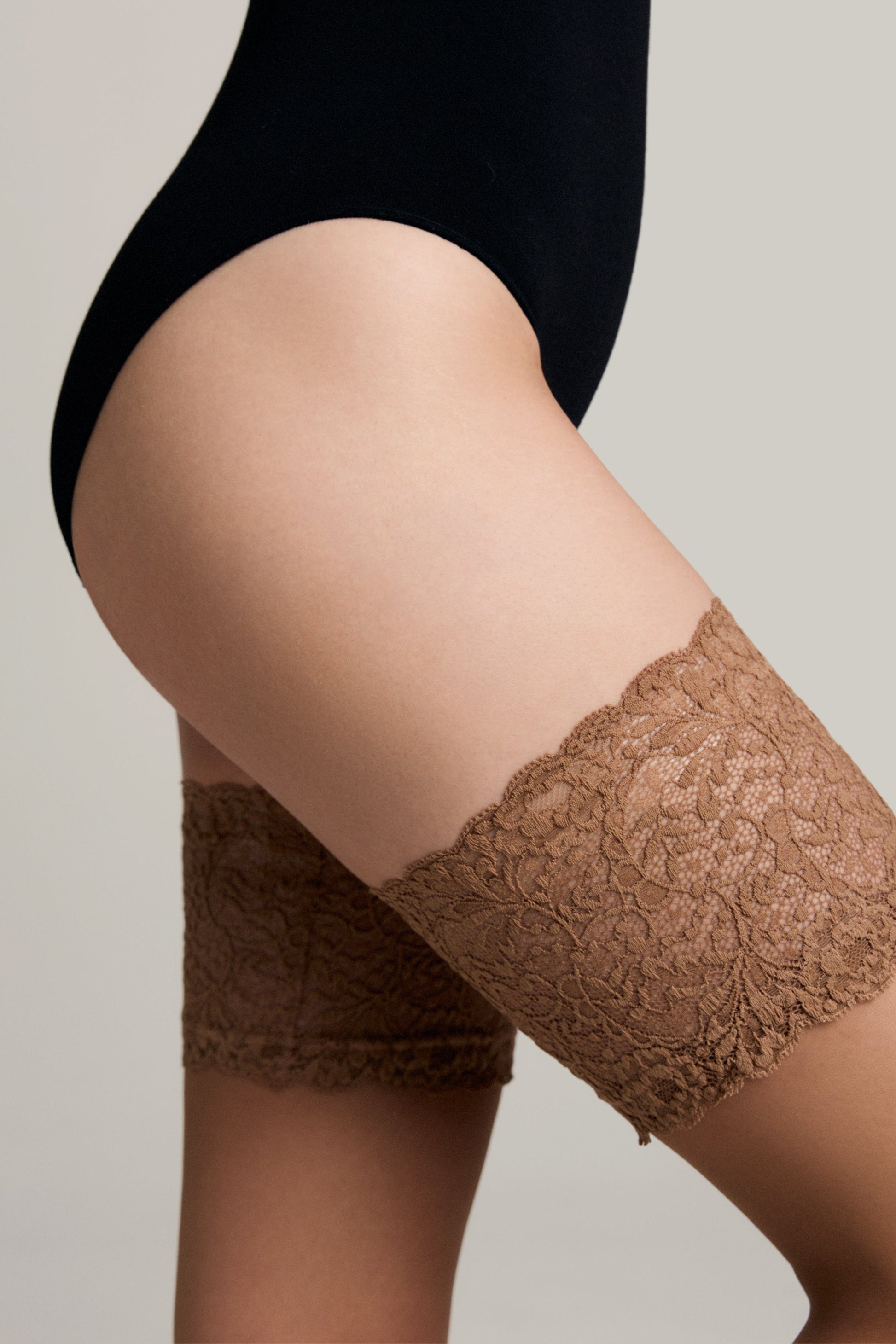 Fantasy Stockings Conte Amour - Openwork Elastic Band and Silk Effect - Concordia Style Boutique