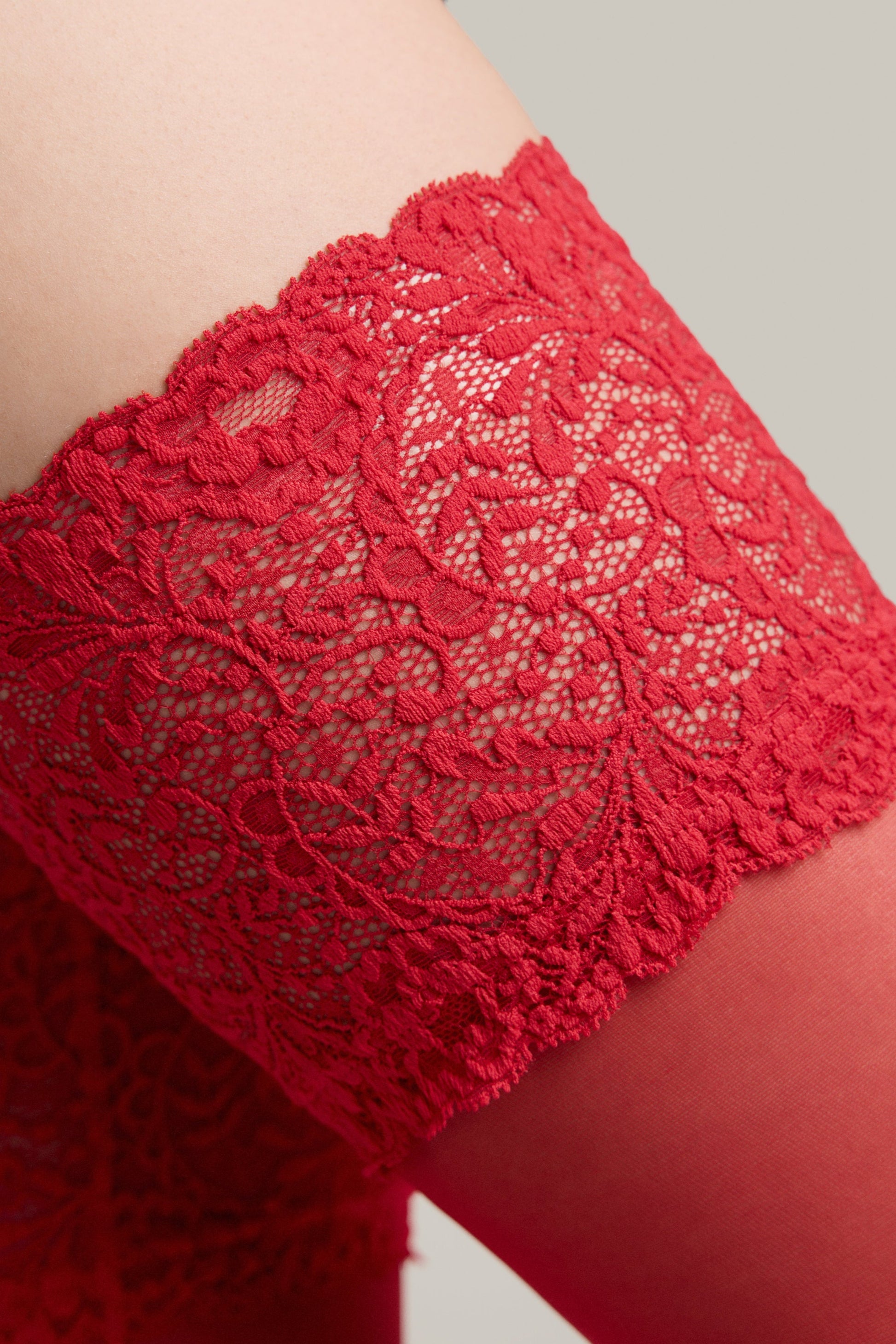 Fantasy Stockings Conte Amour - Openwork Elastic Band and Silk Effect - Concordia Style Boutique