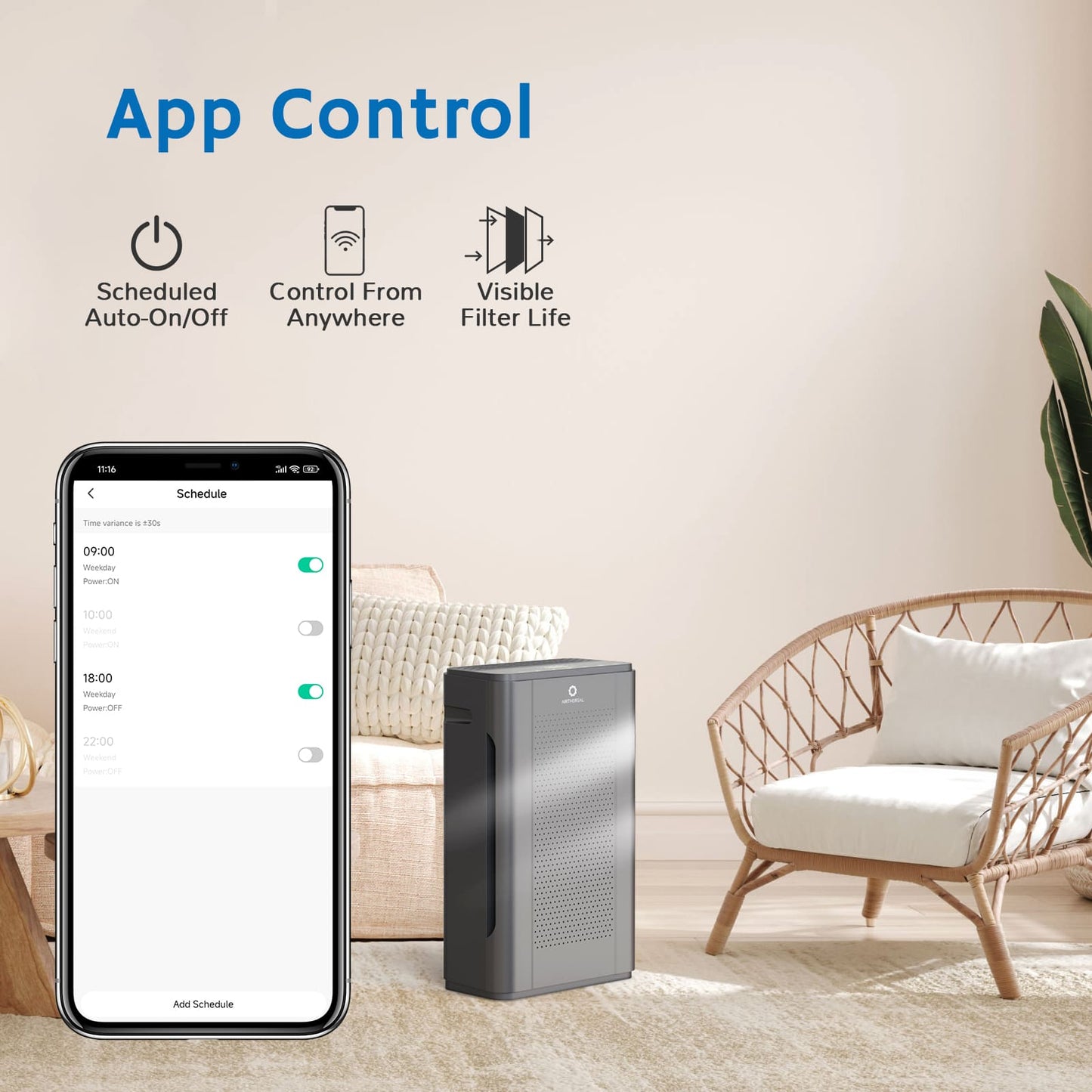 APH320 Smart WiFi Air Purifier - Concordia Style Boutique