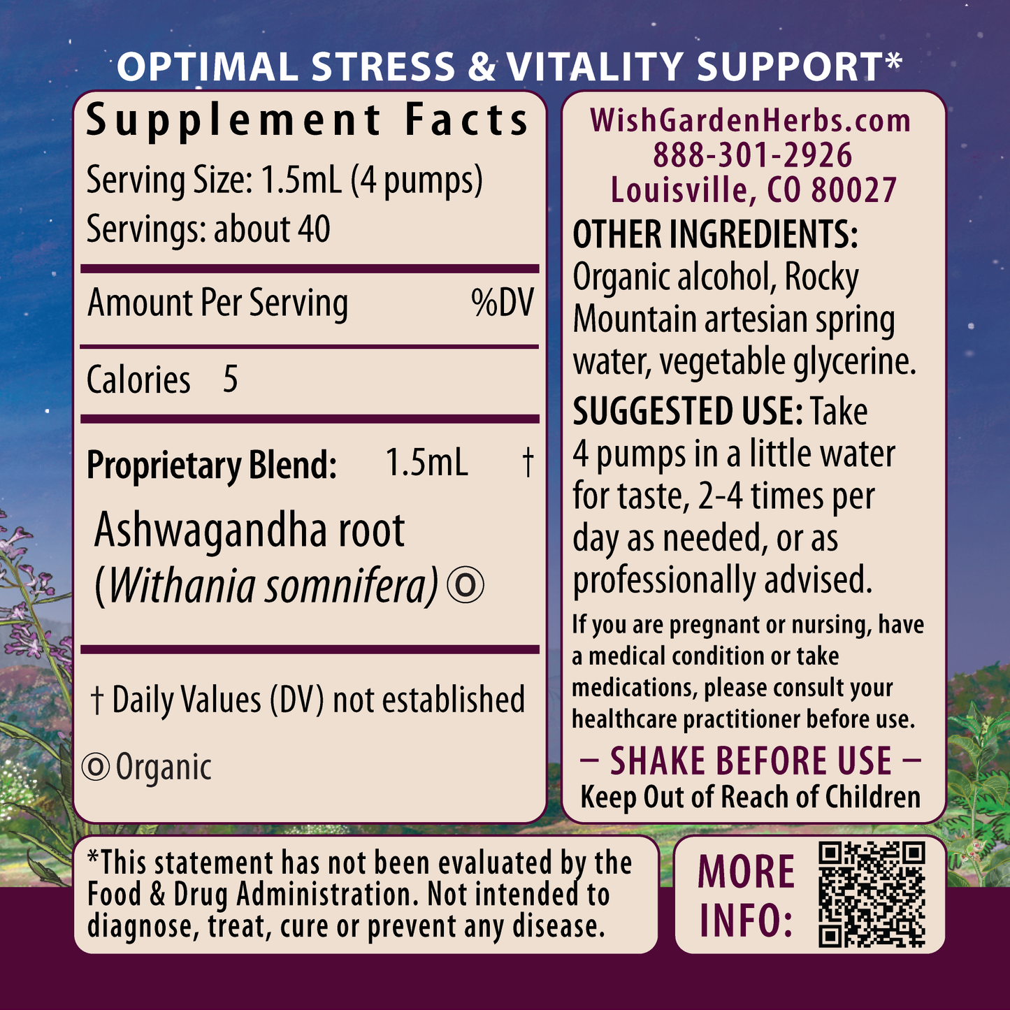 Ashwagandha - Concordia Style Boutique