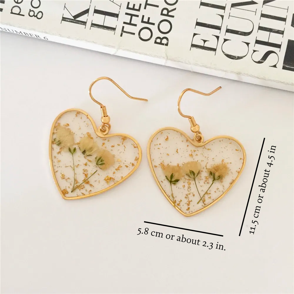 BLOSSOM HEART EARRINGS (PAIR) - Concordia Style Boutique
