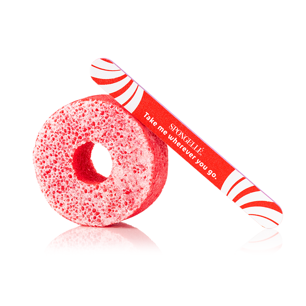 Candy Cane | Holiday PediPOP! Pedi Buffer & Nail File - Concordia Style Boutique