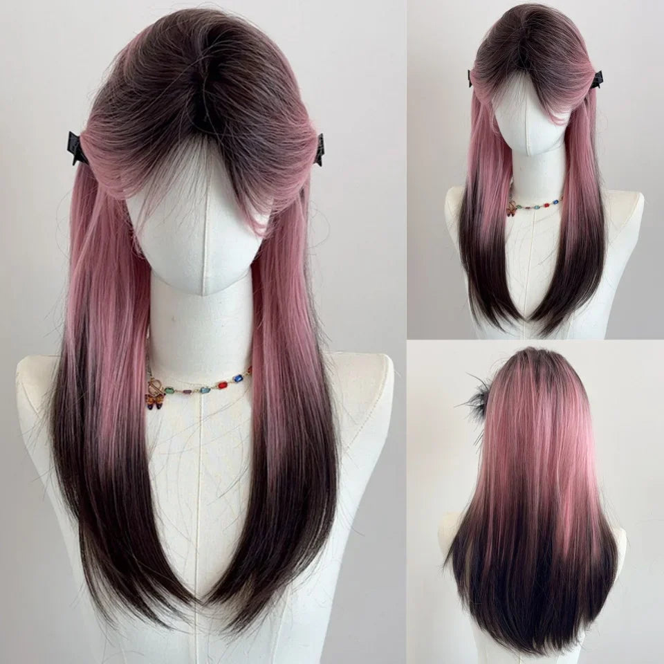 Ombre Long Straight Wig