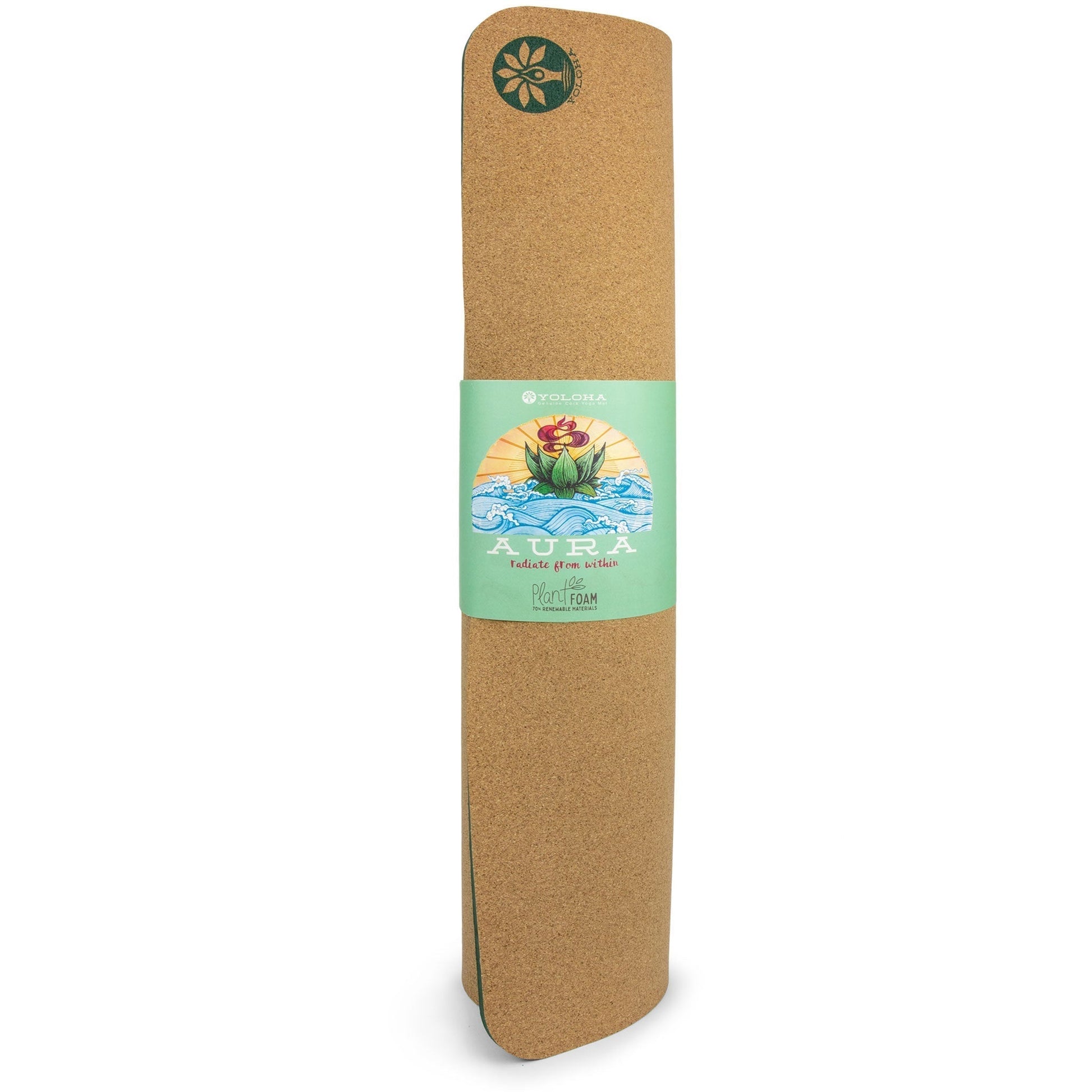 Tiger Lotus Aura Cork Yoga Mat - Concordia Style Boutique
