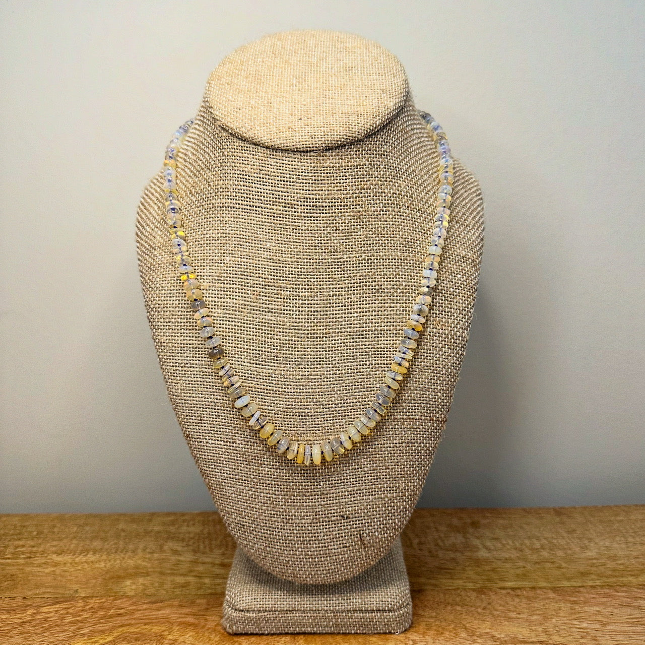 Opal Beaded Necklace