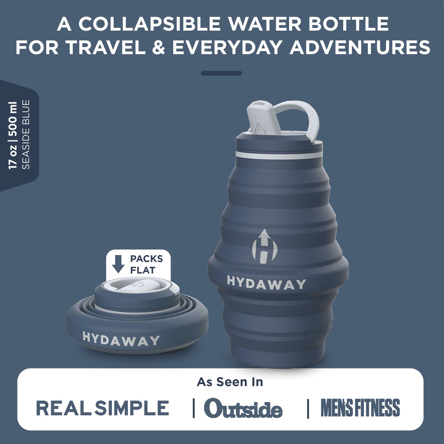 Collapsible Water Bottle | 17oz - Concordia Style Boutique