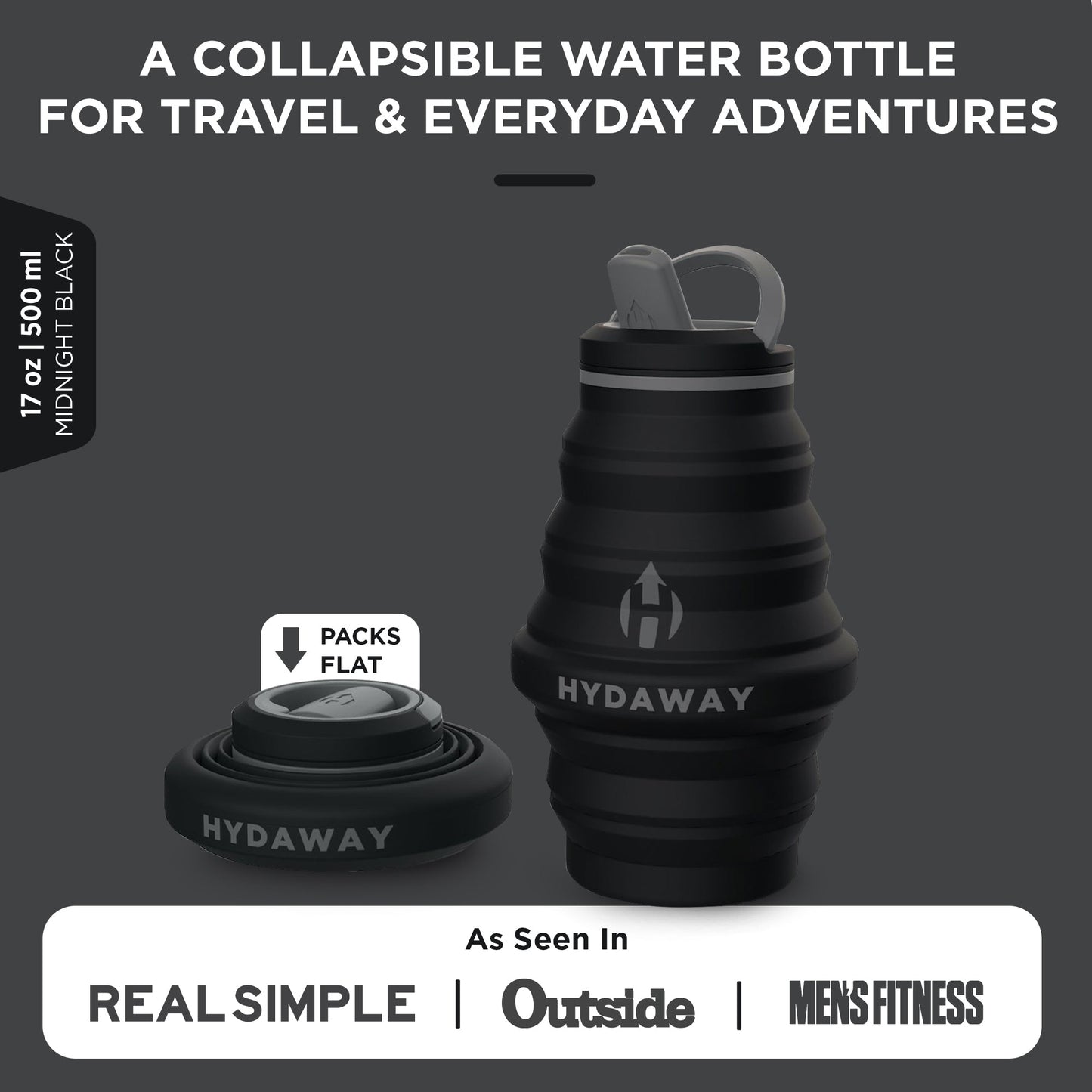Collapsible Water Bottle | 17oz - Concordia Style Boutique
