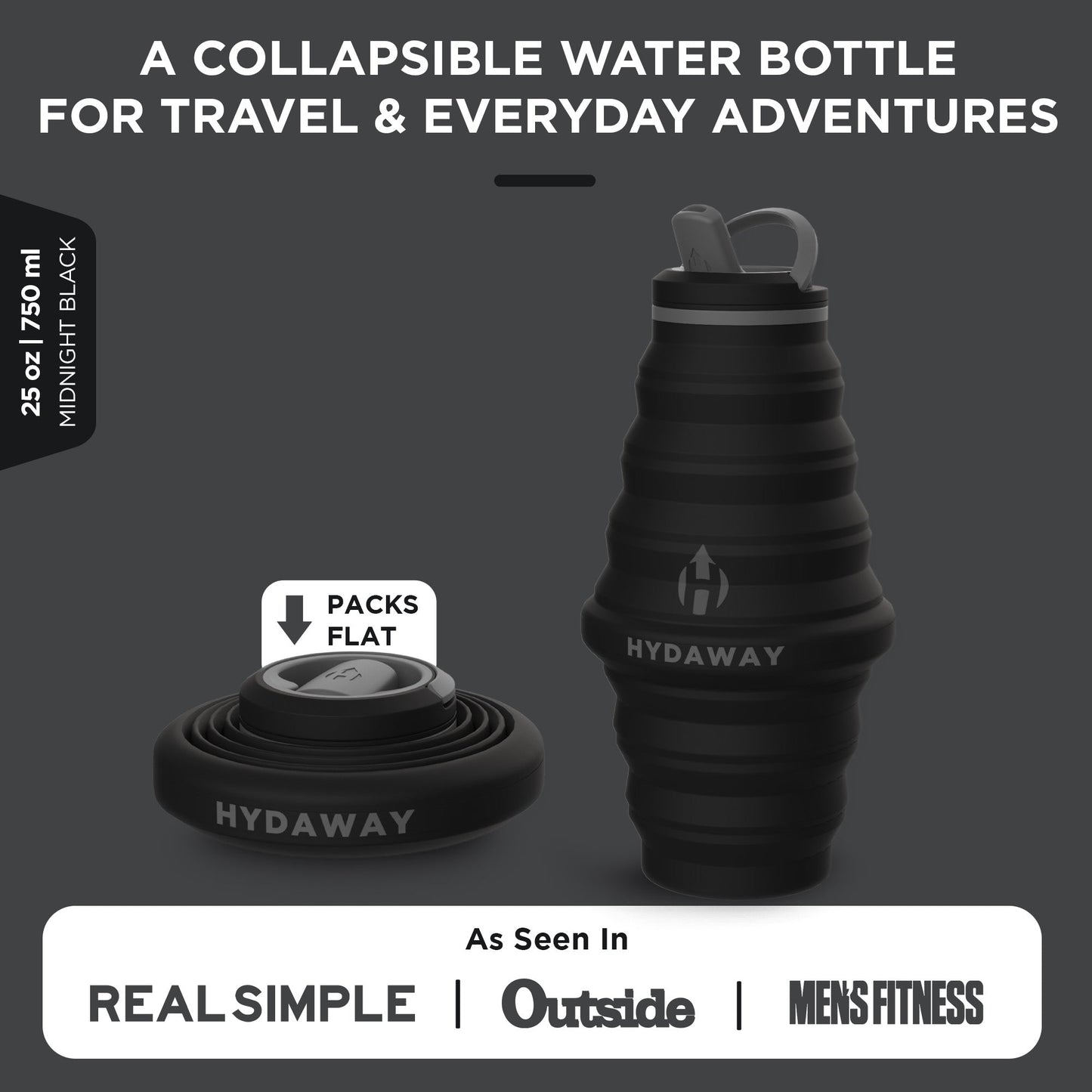 Collapsible Water Bottle | 25oz - Concordia Style Boutique