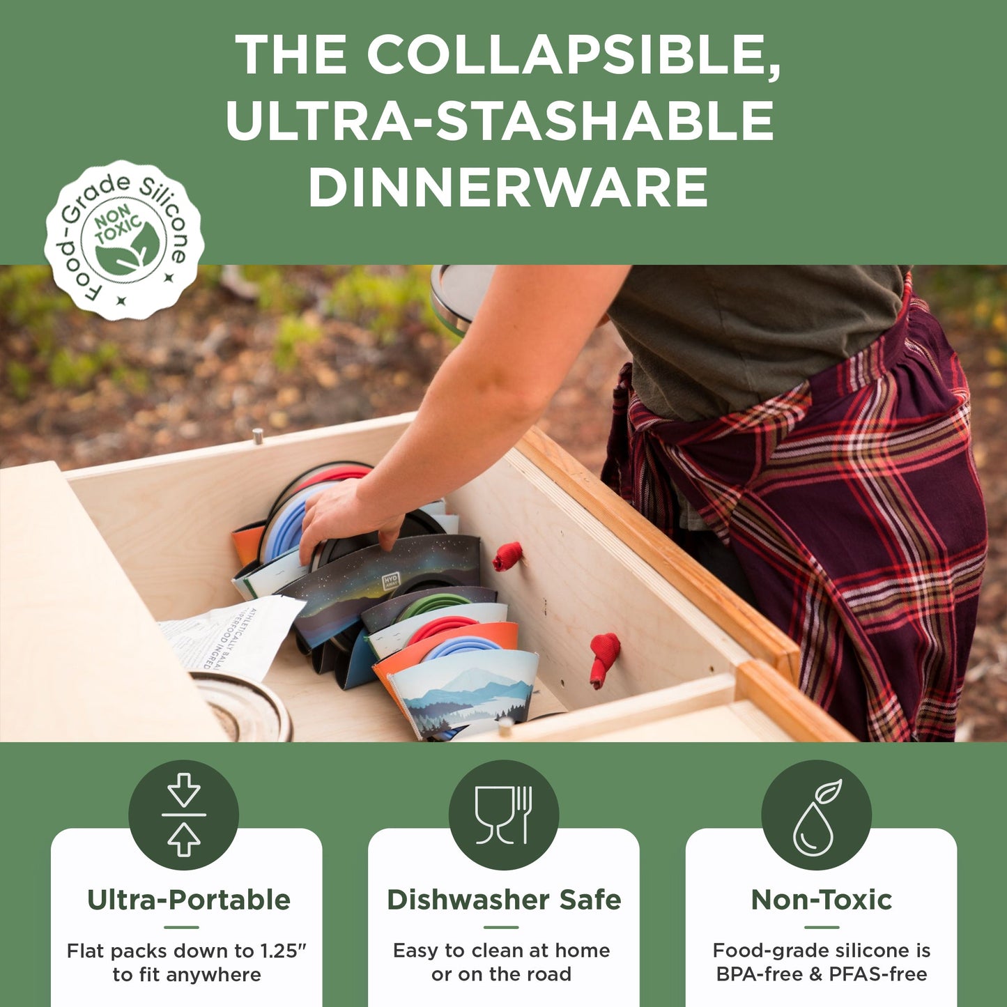Collapsible Insulated Bowl | 1-Quart - Concordia Style Boutique
