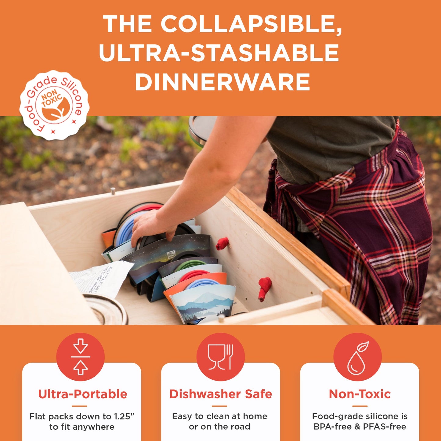Collapsible Insulated Bowl | 1-Quart - Concordia Style Boutique