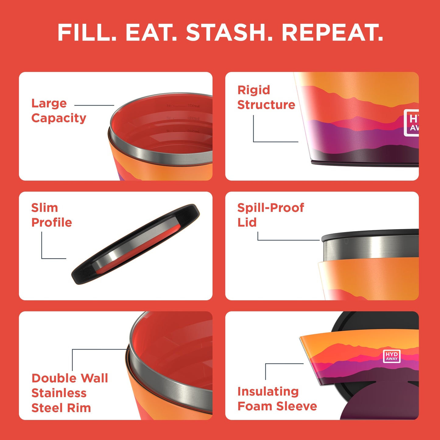 Collapsible Insulated Bowl | 1-Quart - Concordia Style Boutique