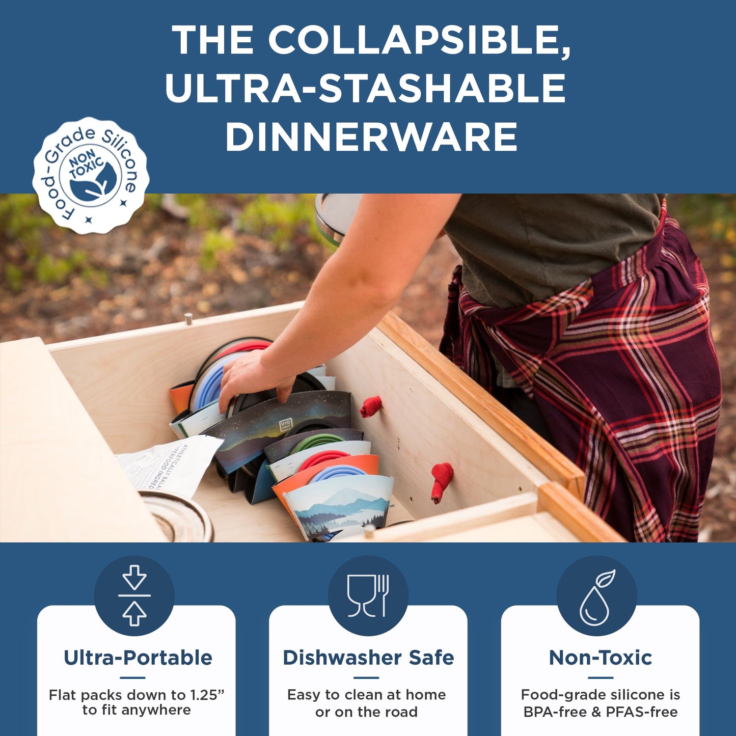 Collapsible Insulated Bowl | 1.5-Cup - Concordia Style Boutique