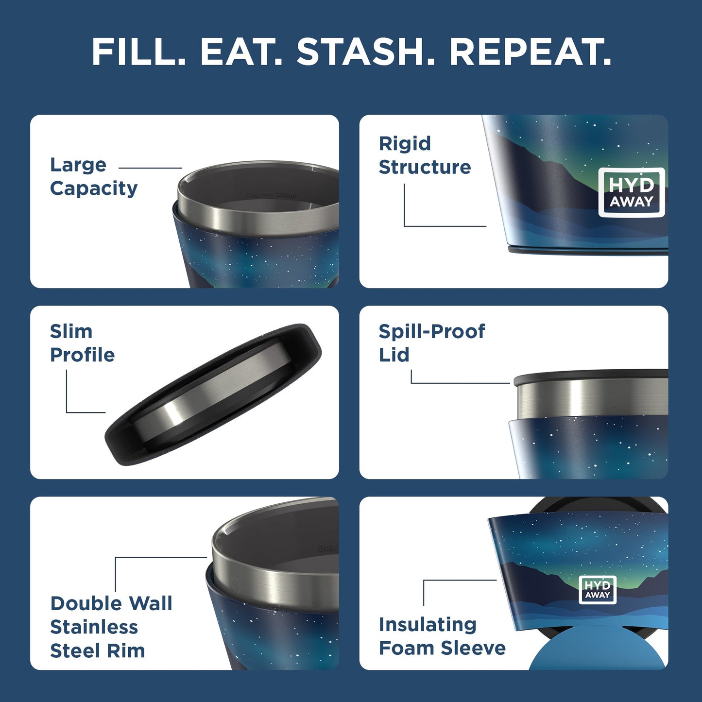 Collapsible Insulated Bowl | 1.5-Cup - Concordia Style Boutique