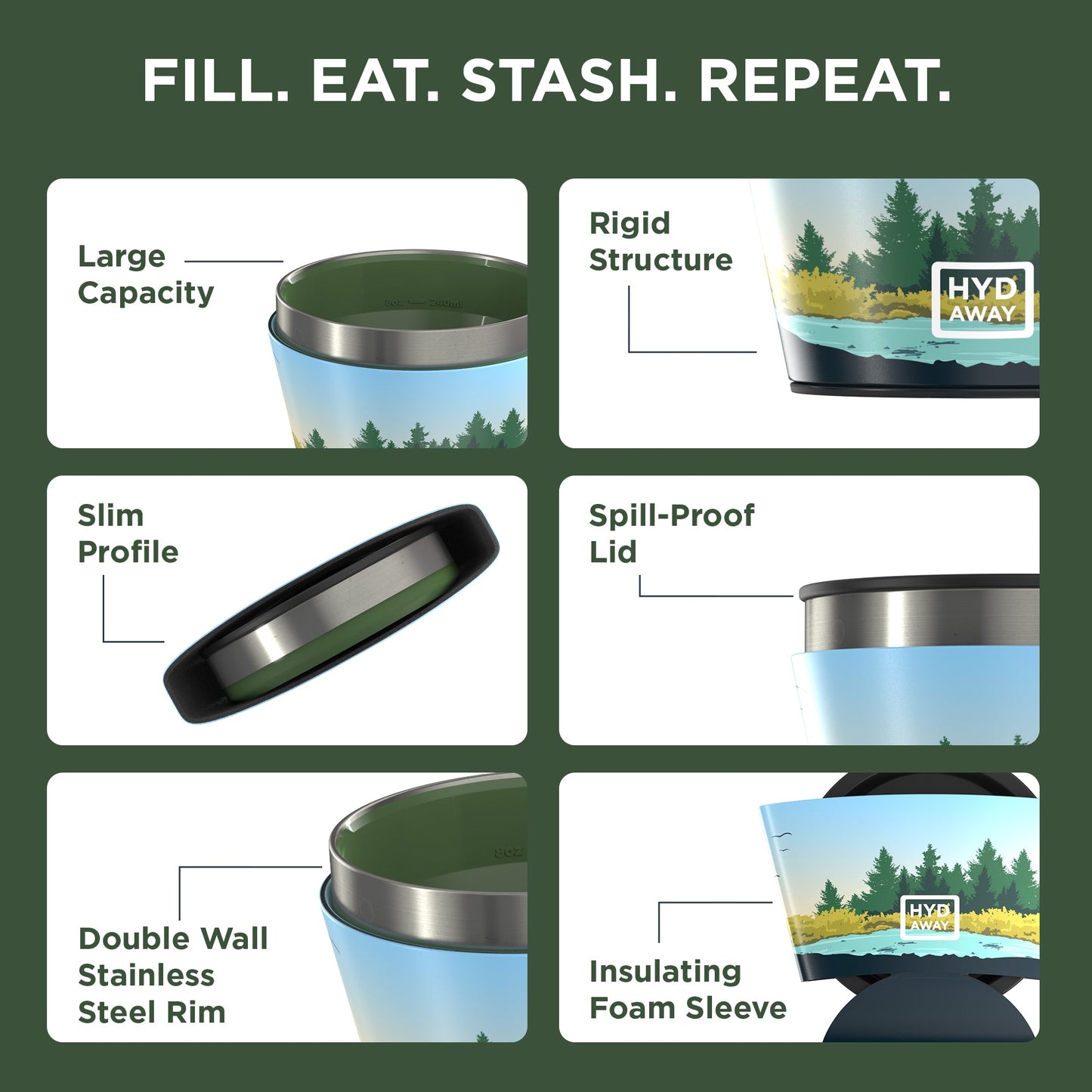Collapsible Insulated Bowl | 1.5-Cup - Concordia Style Boutique