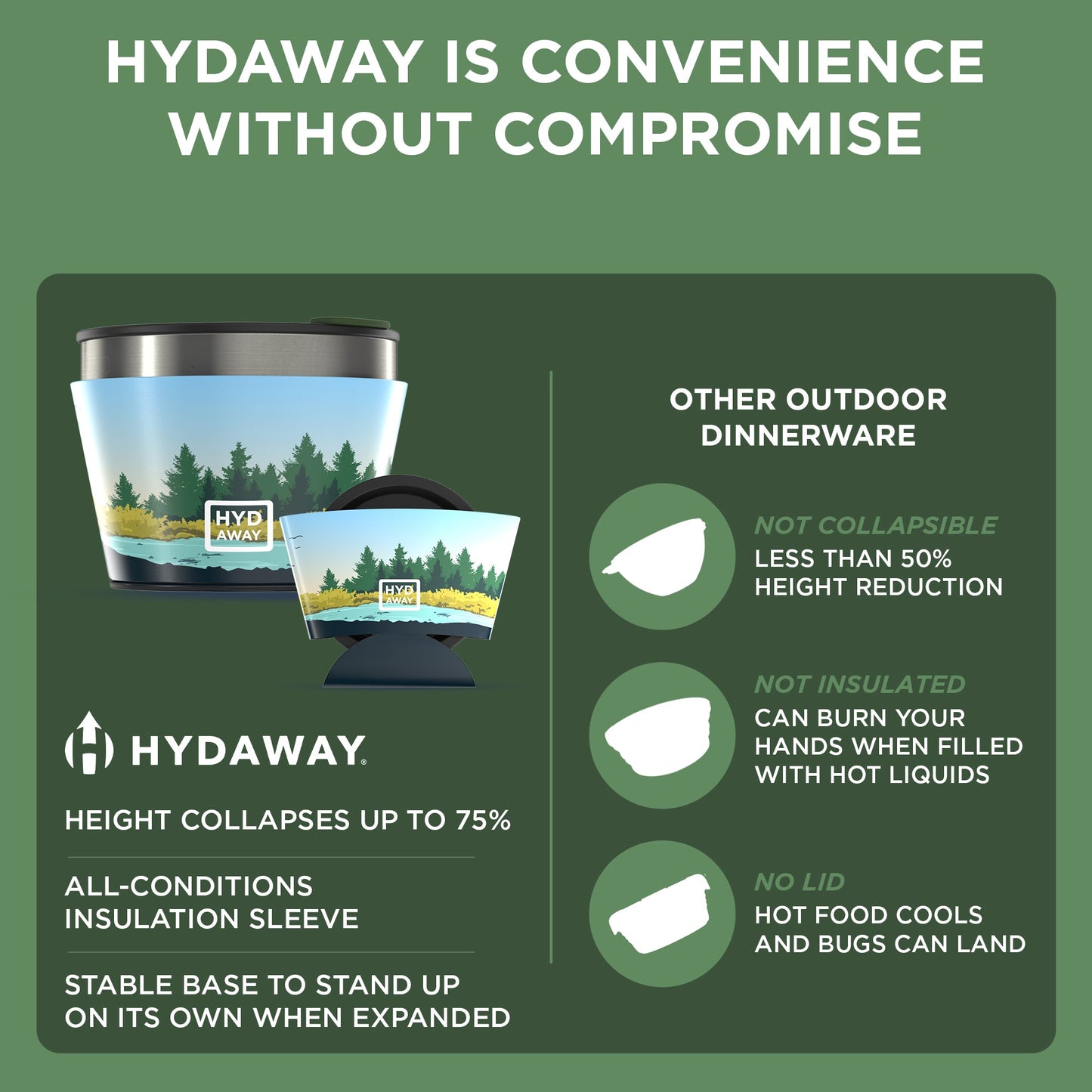 Collapsible Insulated Bowl | 1.5-Cup - Concordia Style Boutique