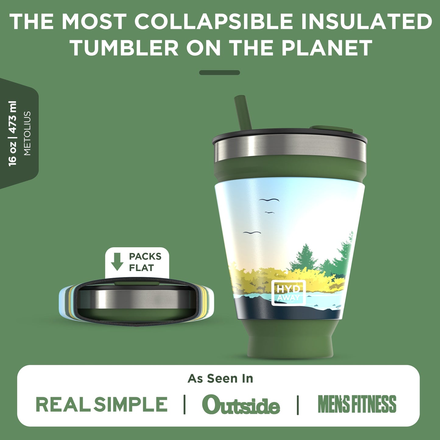Collapsible Insulated Drink Tumbler - Concordia Style Boutique
