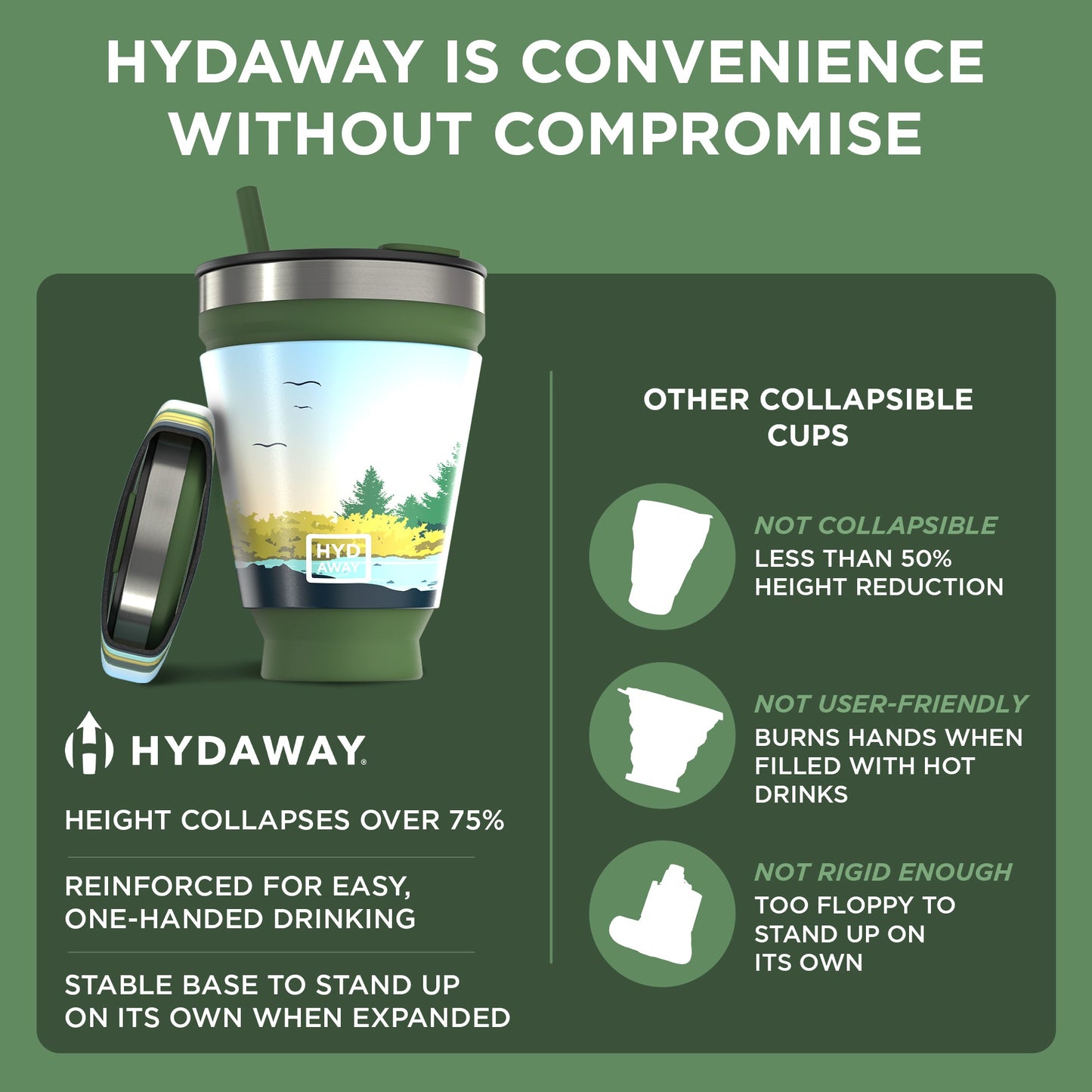 Collapsible Insulated Drink Tumbler - Concordia Style Boutique