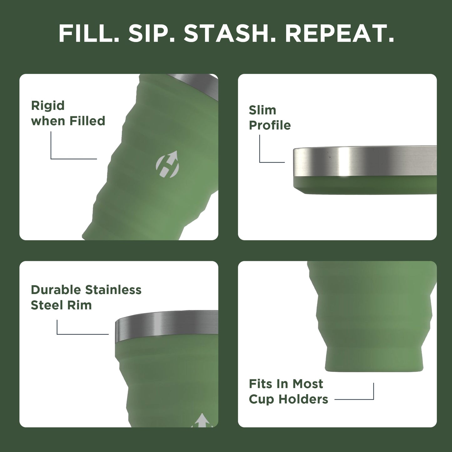 Collapsible Pint - Concordia Style Boutique