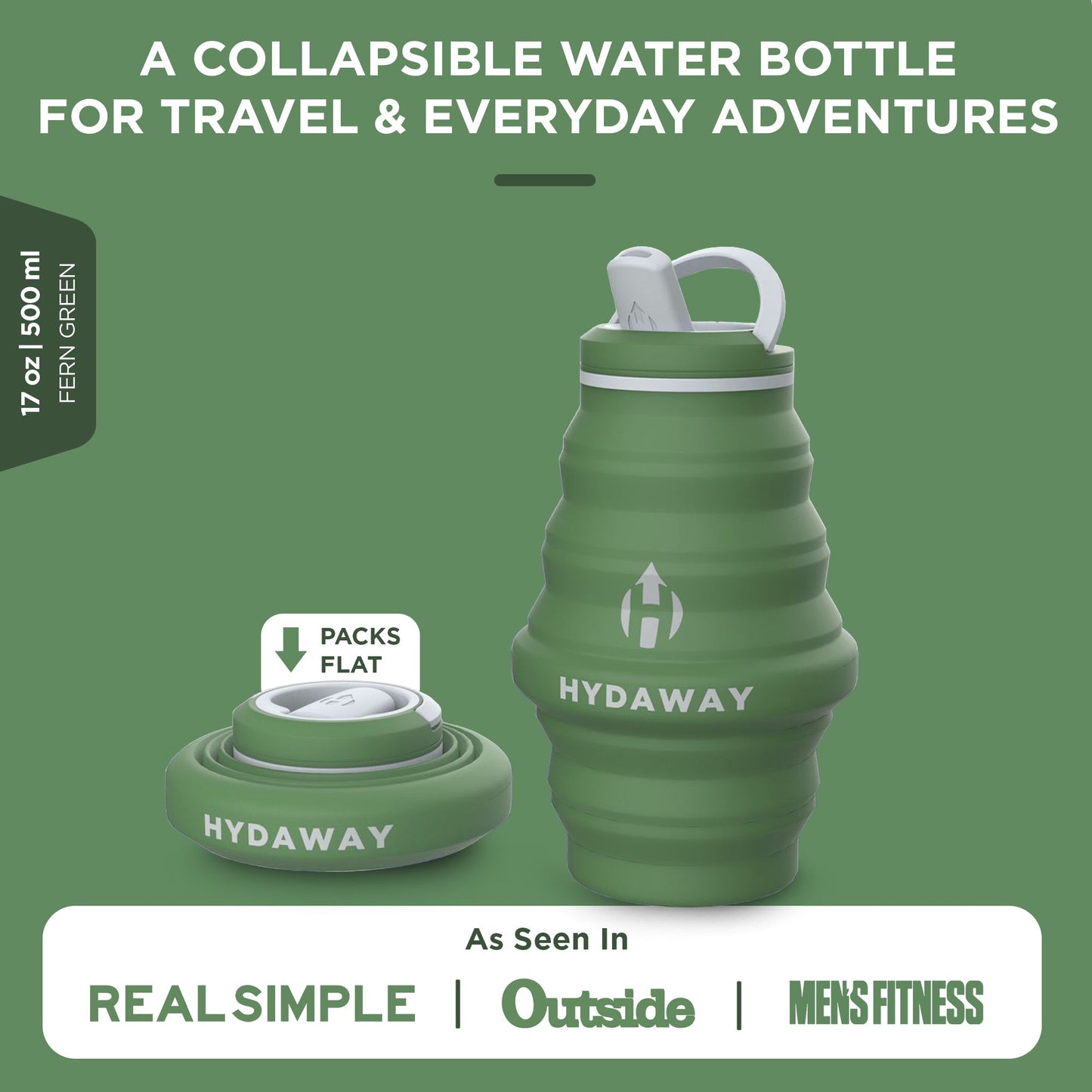 Collapsible Water Bottle | 17oz - Concordia Style Boutique