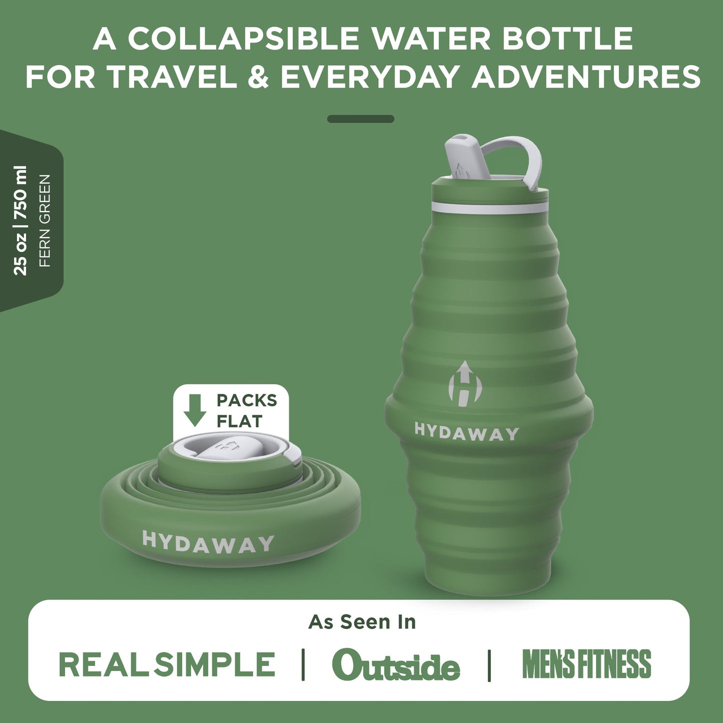Collapsible Water Bottle | 25oz - Concordia Style Boutique
