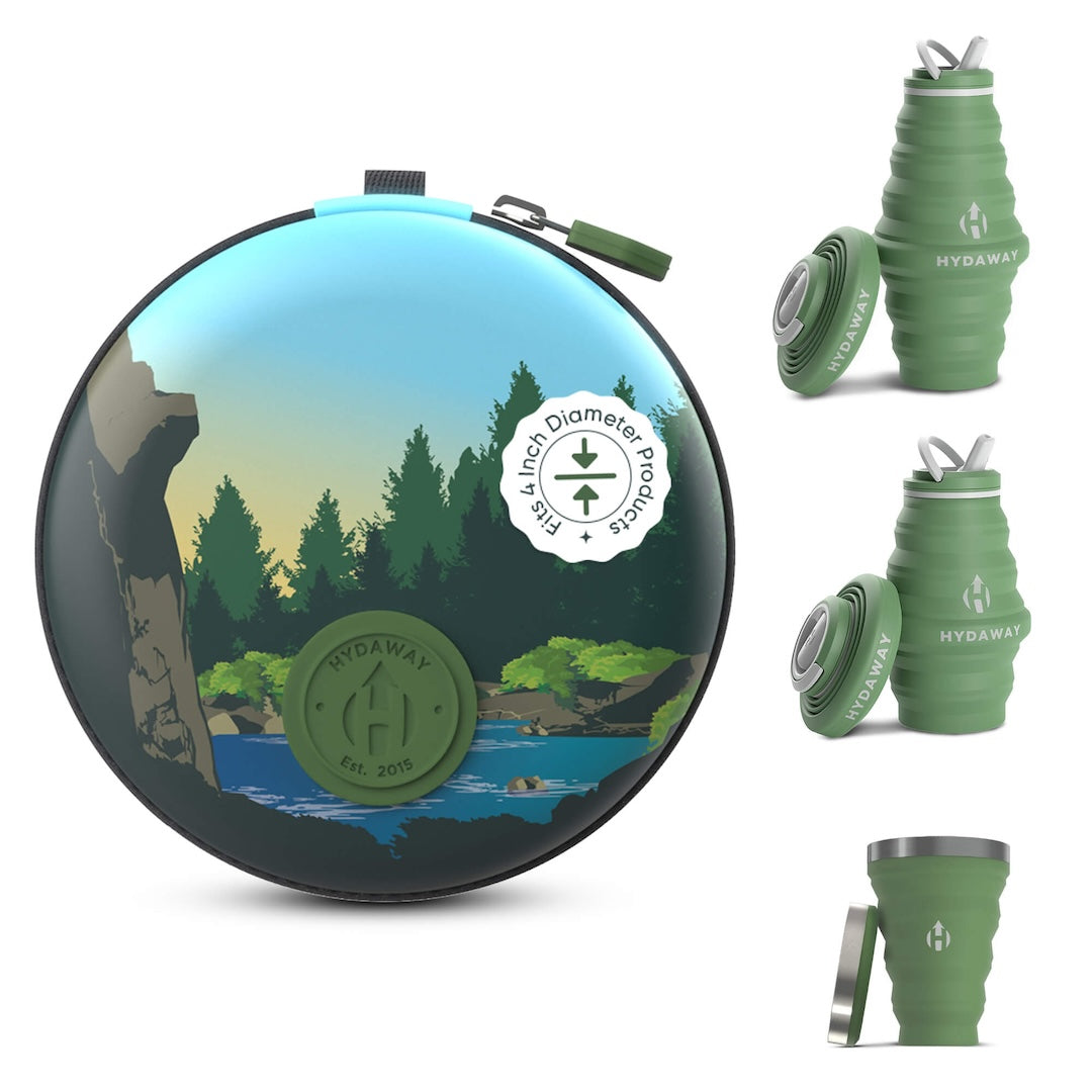 Collapsible Water Bottle Travel Case - Bottle not included - Concordia Style Boutique