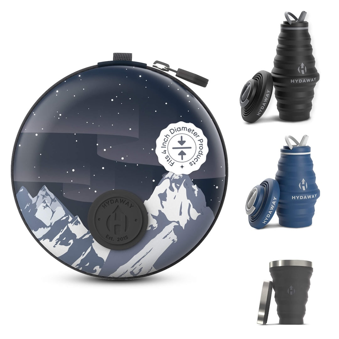 Collapsible Water Bottle Travel Case - Bottle not included - Concordia Style Boutique