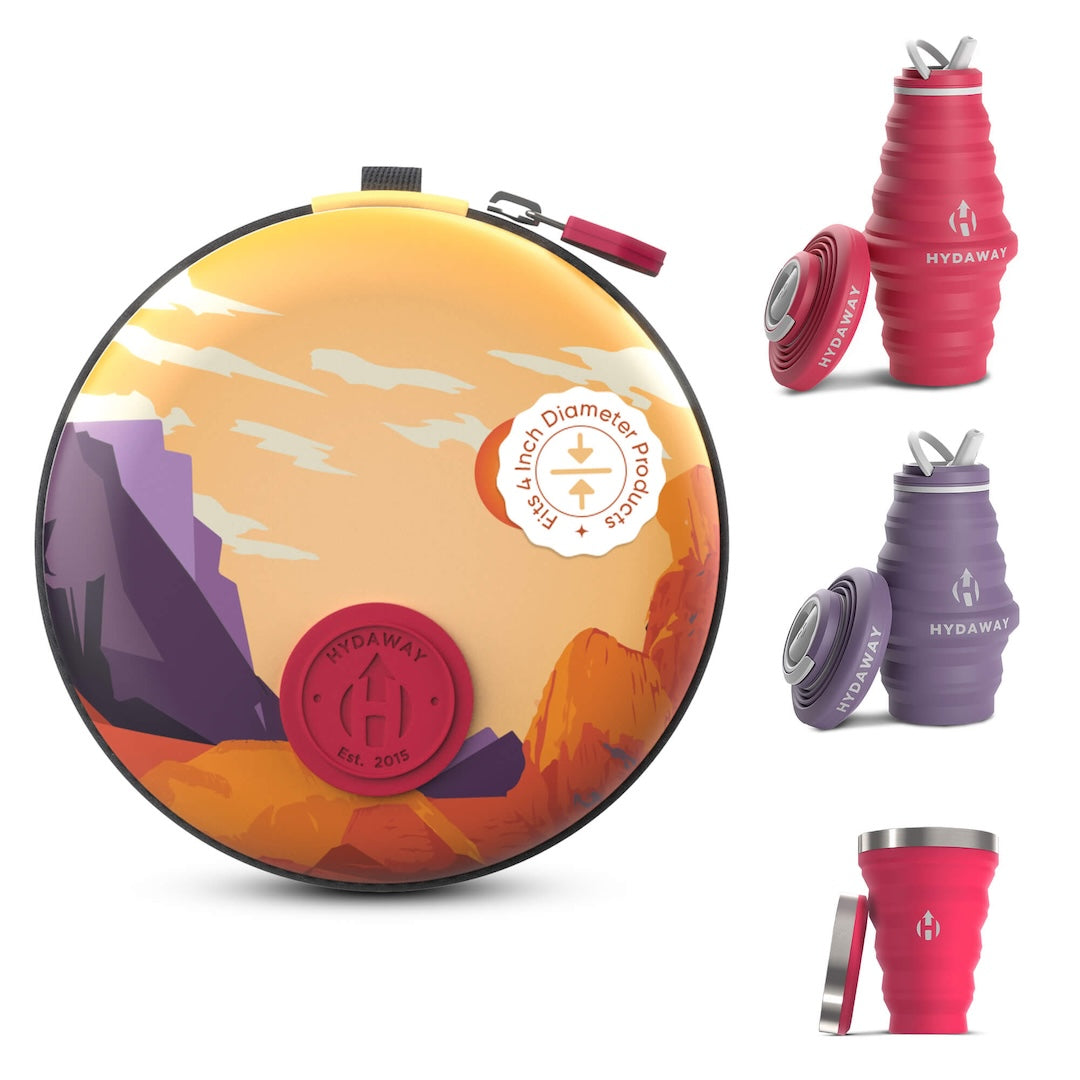 Collapsible Water Bottle Travel Case - Bottle not included - Concordia Style Boutique