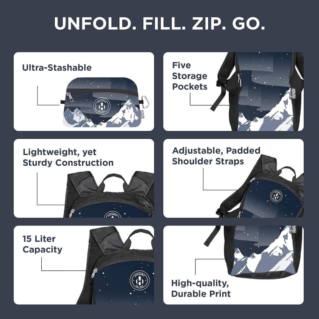 Collapsible Backpack - Concordia Style Boutique