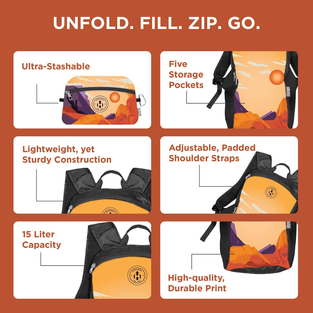 Collapsible Backpack - Concordia Style Boutique