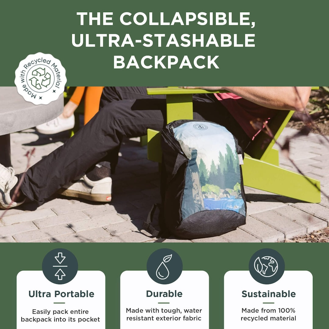 Collapsible Backpack - Concordia Style Boutique