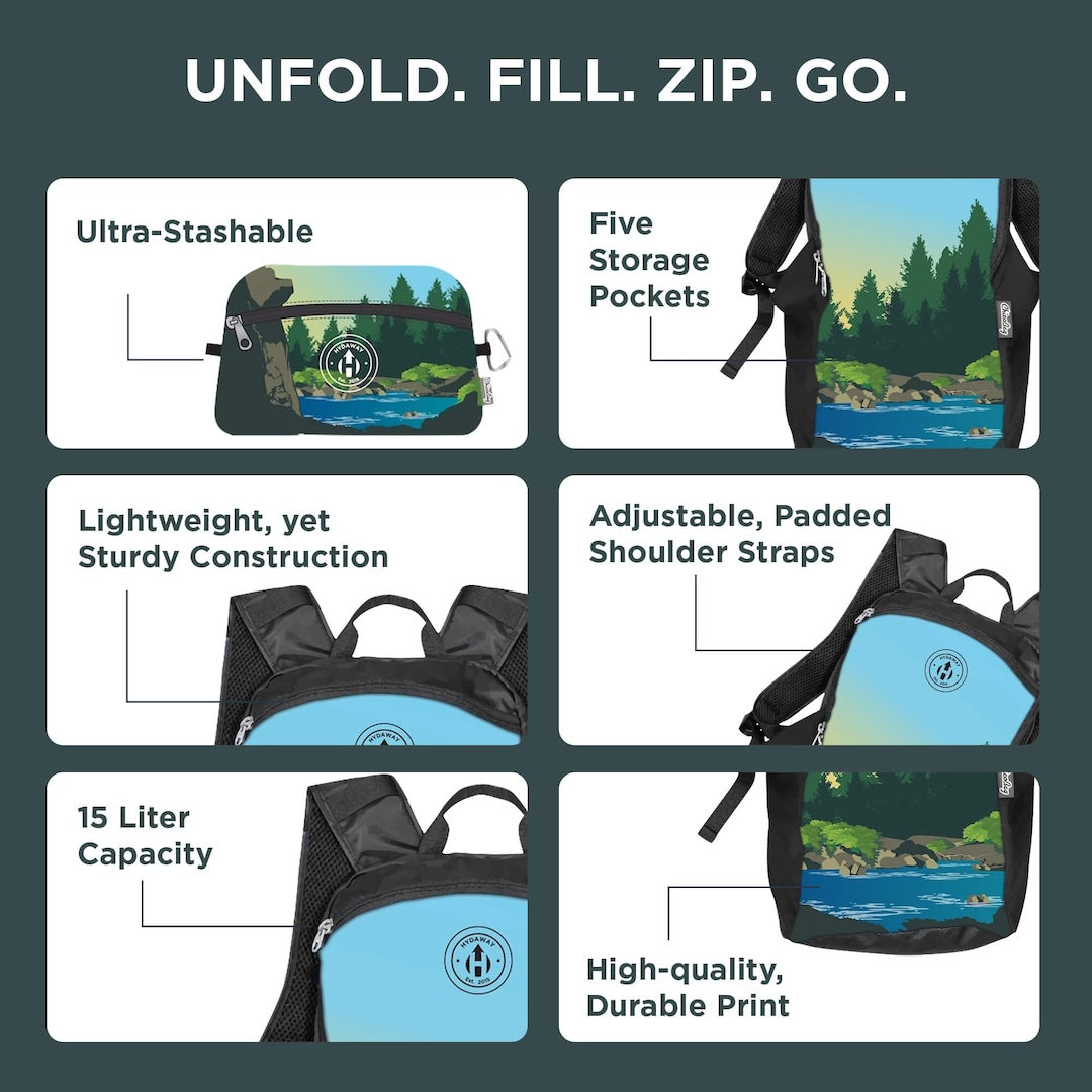 Collapsible Backpack - Concordia Style Boutique