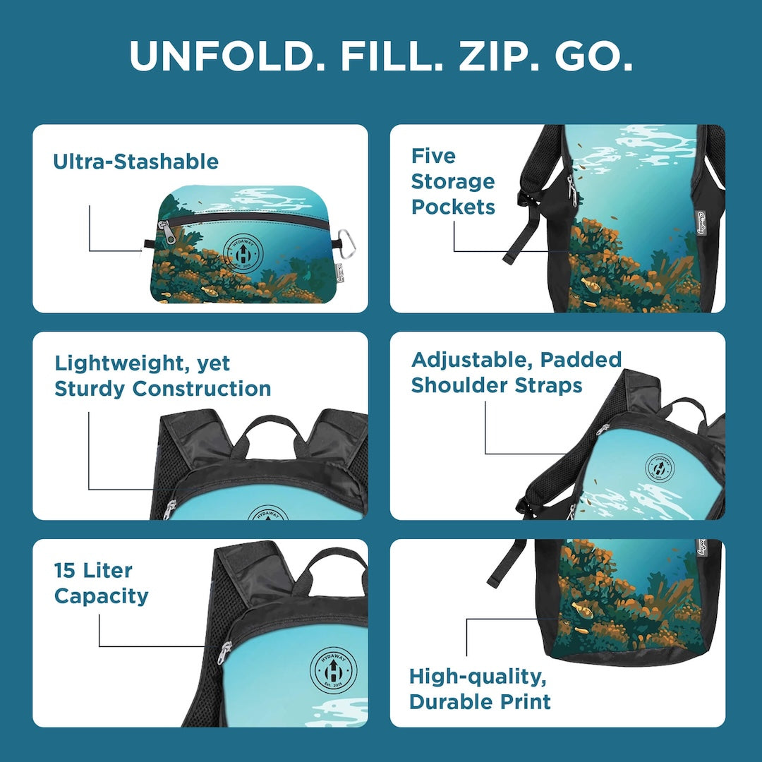 Collapsible Backpack - Concordia Style Boutique