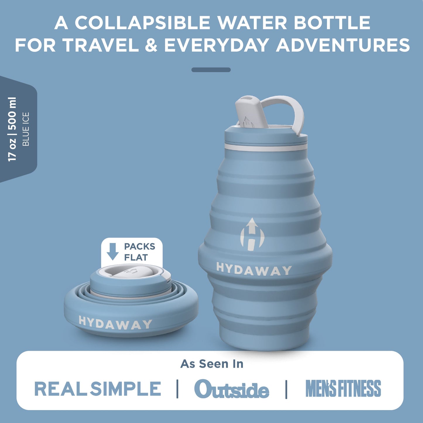 Collapsible Water Bottle | 17oz - Concordia Style Boutique