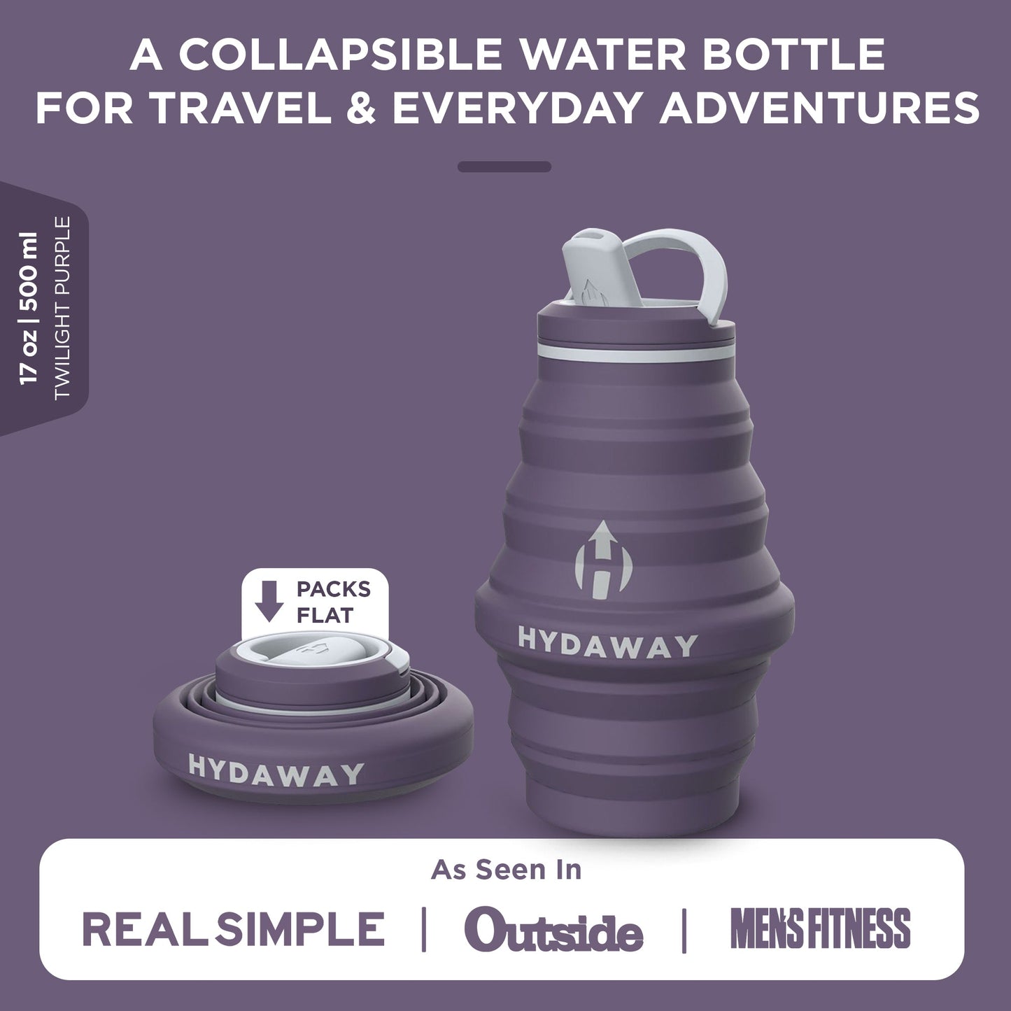 Collapsible Water Bottle | 17oz - Concordia Style Boutique