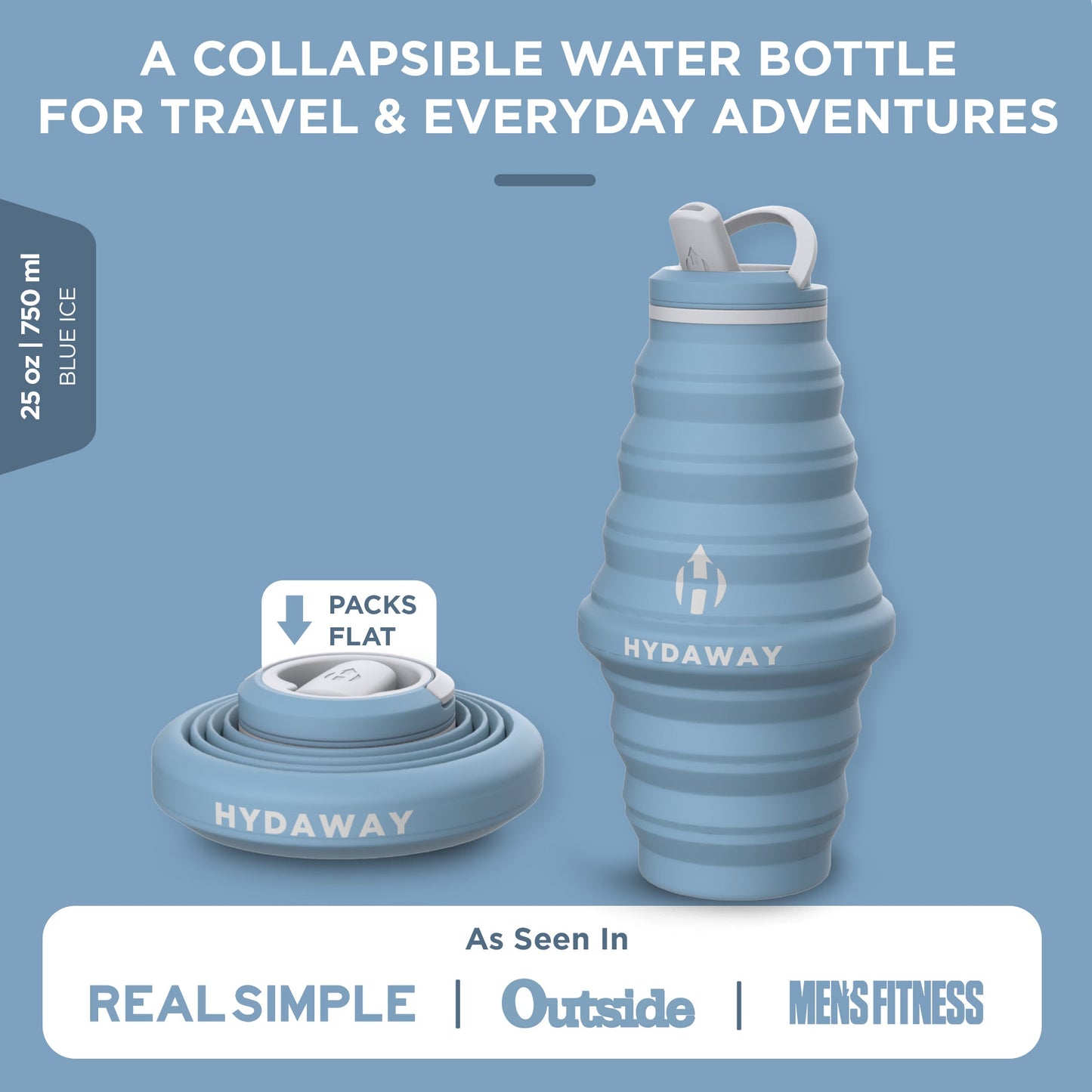 Collapsible Water Bottle | 25oz - Concordia Style Boutique