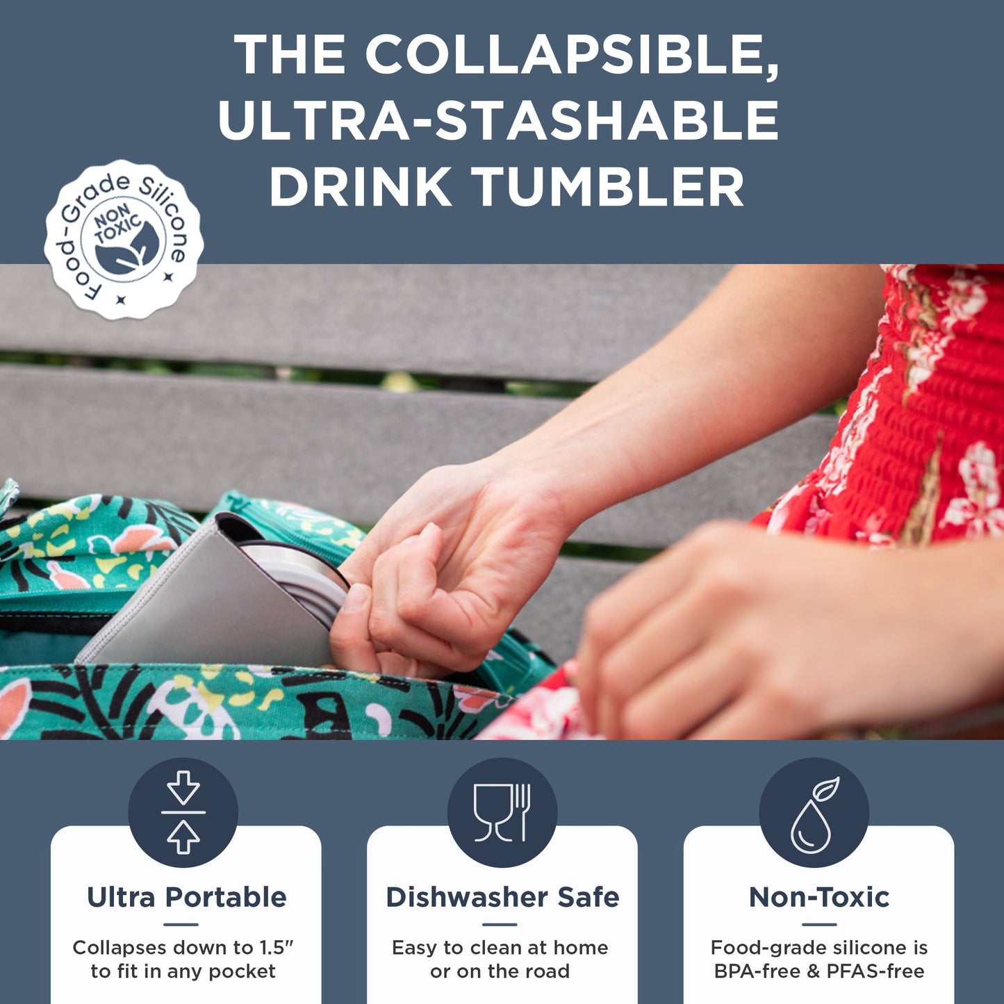 Collapsible Insulated Drink Tumbler - Concordia Style Boutique