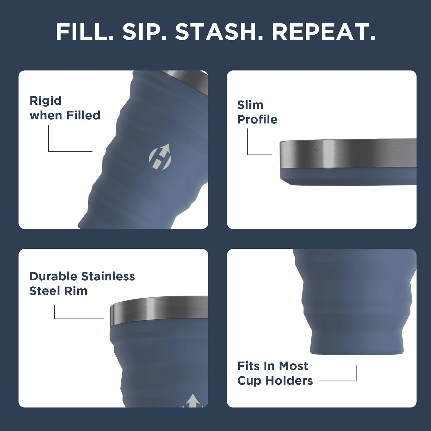 Collapsible Pint - Concordia Style Boutique