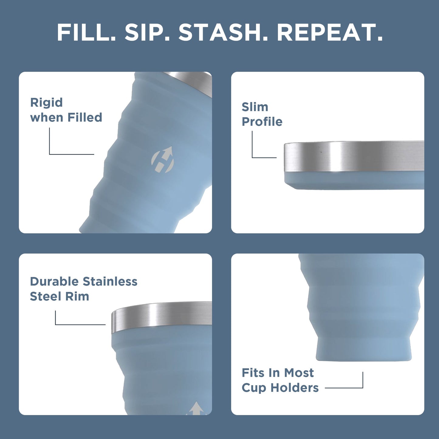 Collapsible Pint - Concordia Style Boutique