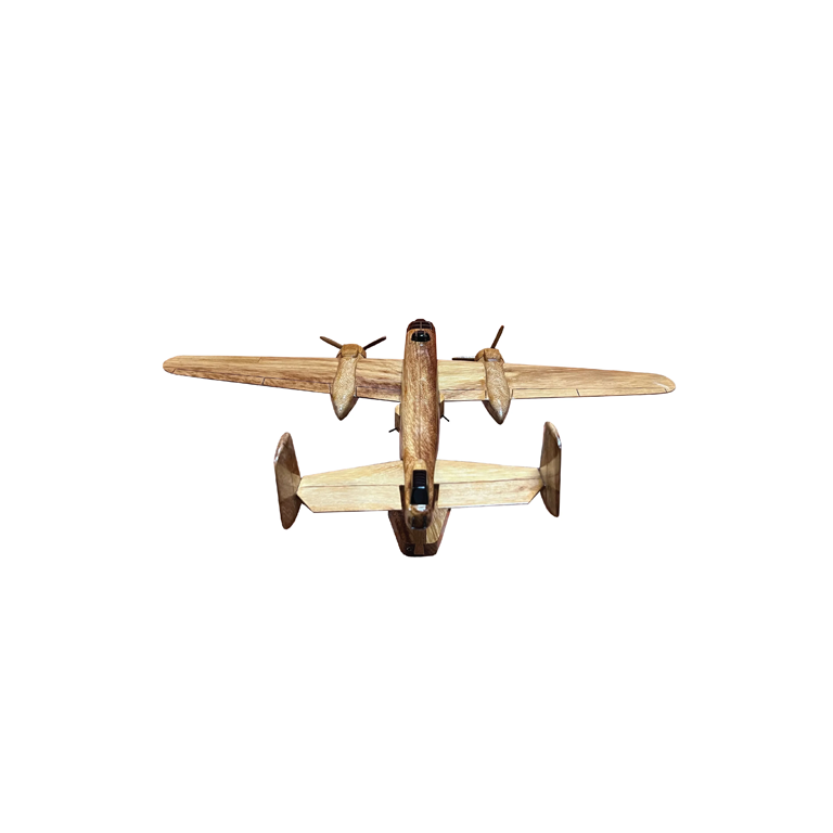 B25 Mitchell Mahogany Wood Desktop Aircraft Model